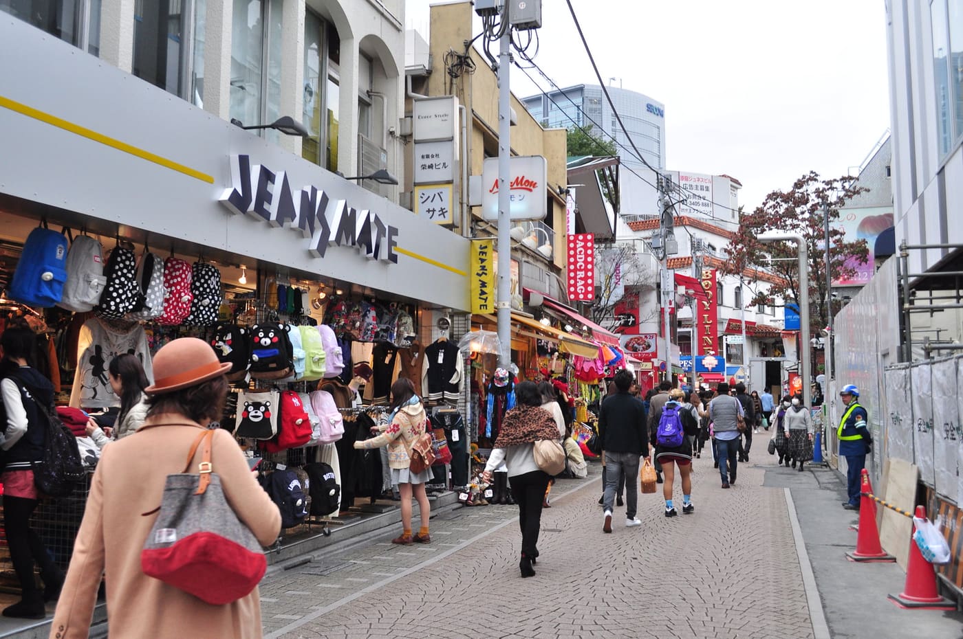 Shoppers filling Takeshita Street in Harajuku on a weekend afternoon