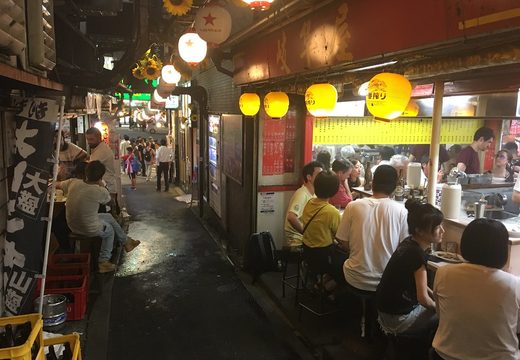 Omoide Yokocho in Shinjuku at night