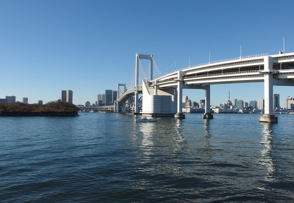 Rainbow Bridge Walkway, Odaiba, Tokyo